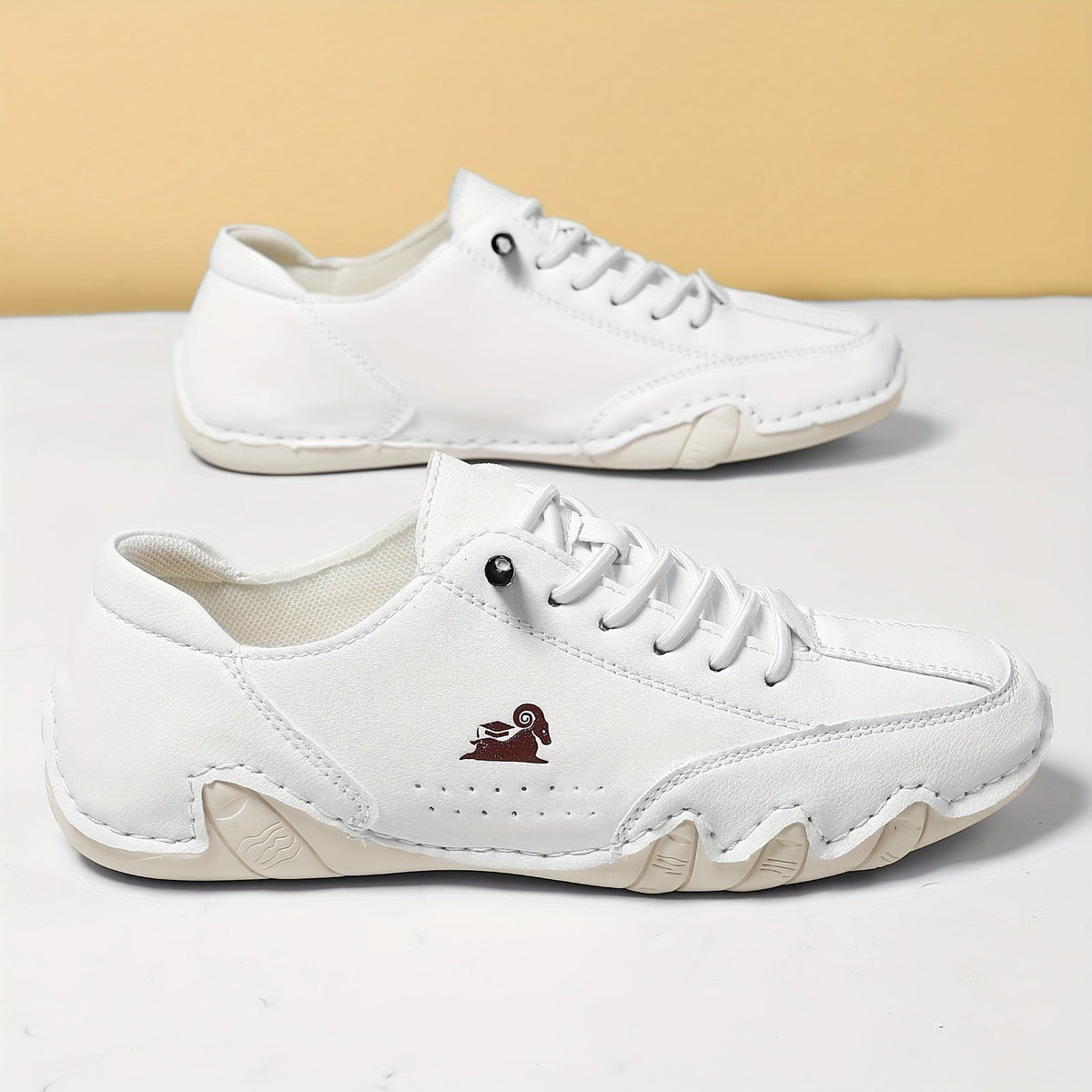 Ismay — Embroidered-Detail Lace-Up Comfort Sneakers