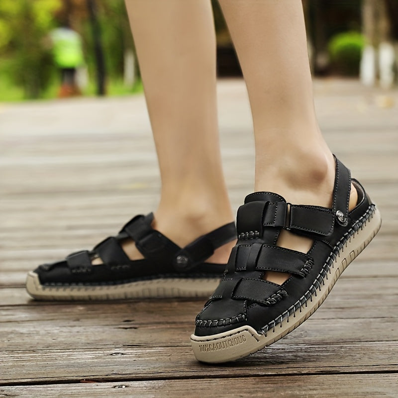 Abelia — Closed-Toe Fisherman Comfort Sandals
