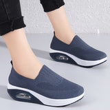 Fionnuala — Slip-On Air-Sole Knit Shoes