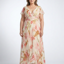  Peach Floral
