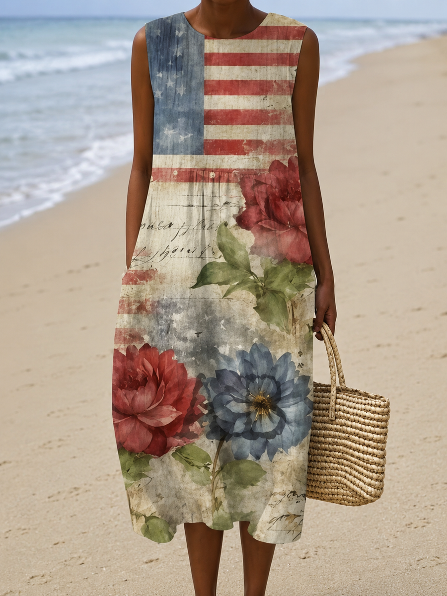 Lucienne — Vintage Flag and Floral