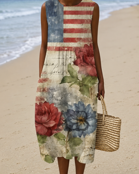 Lucienne — Vintage Flag and Floral