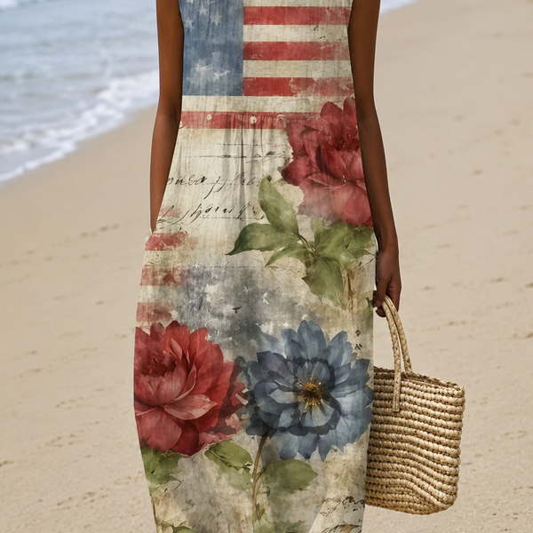 Lucienne — Vintage Flag and Floral