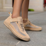 Eilis — Velcro-Strap Mesh Comfort Sneakers