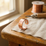Lainey — Smooth Open Band Copper-Tone Ring