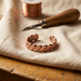 Tatum — Twist Band Copper-Tone Ring