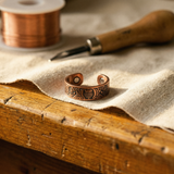 Soraya — Patterned Copper-Tone Ring