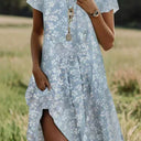 Light Blue Floral