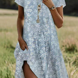 Hjordis — Light Blue Floral