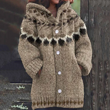 Karen — Chic and Cozy Cardigan - Brown
