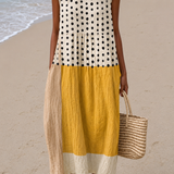 Jolanta — Polka Dot Colour-Block