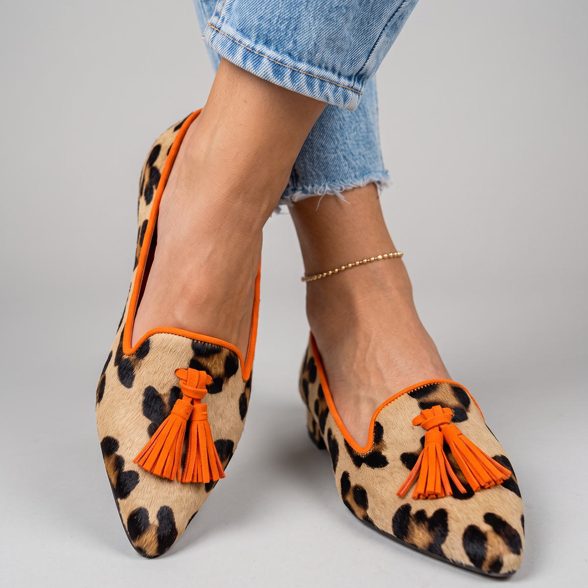 Agnese — Orange Leopard