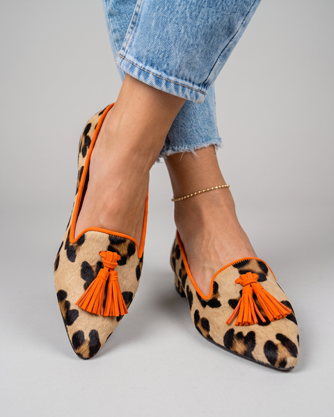 Agnese — Orange Leopard