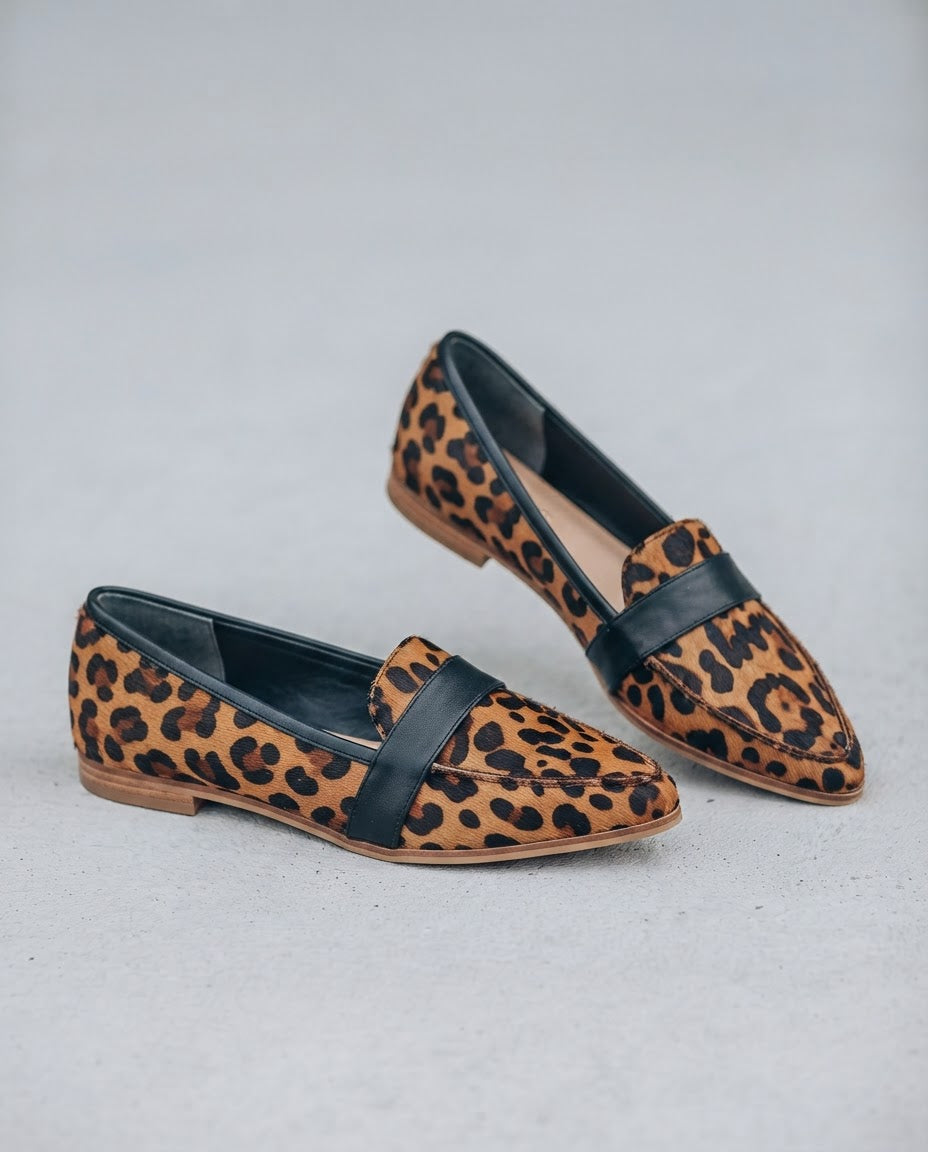 Irma — Pointed Moccasins with Instep Strap