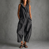 Edmunda — Relaxed Utility Jumpsuit with Oversized Pockets