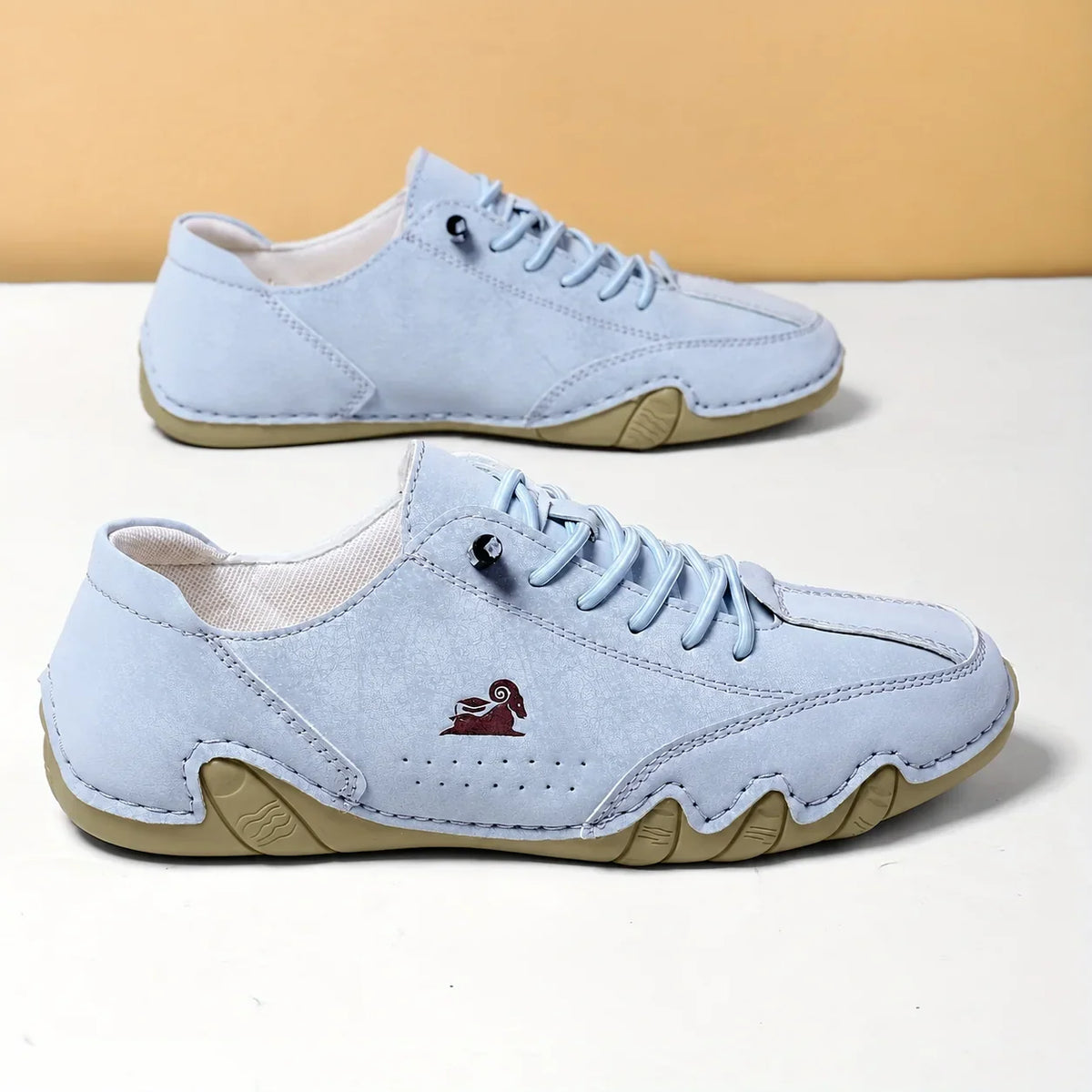 Ismay — Embroidered-Detail Lace-Up Comfort Sneakers