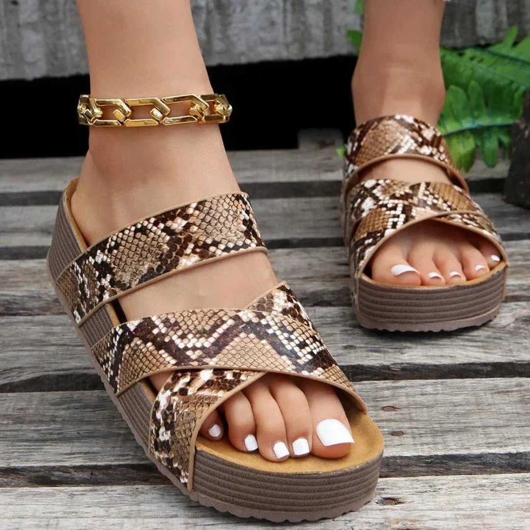 Bernadine — Snake Print