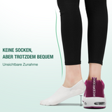 Justine — Purple Air-Cushion Lace-Up Sport Sneakers