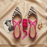 Fosca — Pointed Ballerinas with Cross Straps