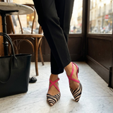 Fosca — Pointed Ballerinas with Cross Straps