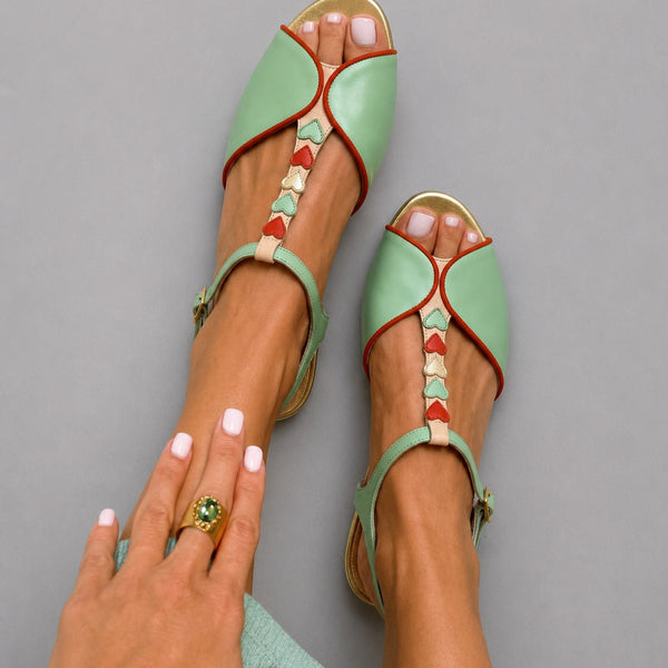 Allegra — Mint and Coral (1)