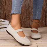 Cybil — Breathable Knit Mary Jane Flats