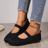 Cybil — Breathable Knit Mary Jane Flats