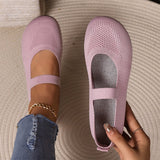 Cybil — Breathable Knit Mary Jane Flats