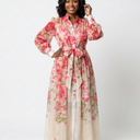  Coral Pink Floral