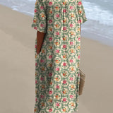 Noemie — Soft Floral Midi Dress