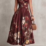 Laurentia — Burgundy Floral