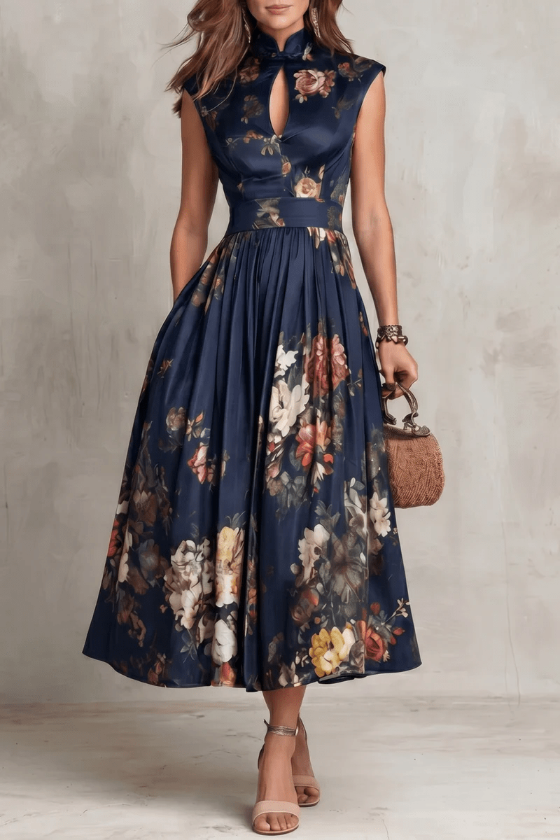 Laurentia — Navy Floral
