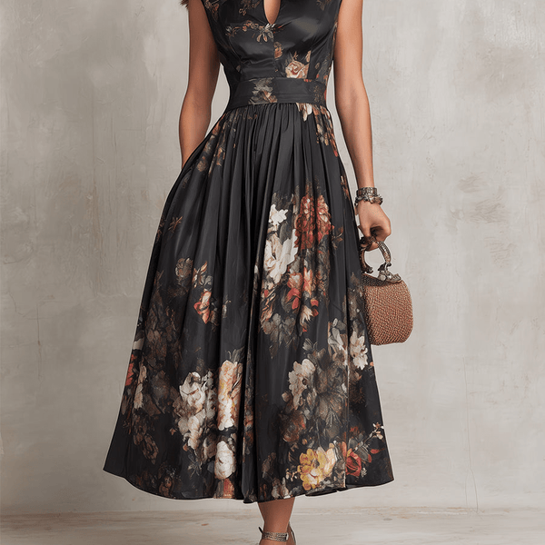 Laurentia — Black Floral